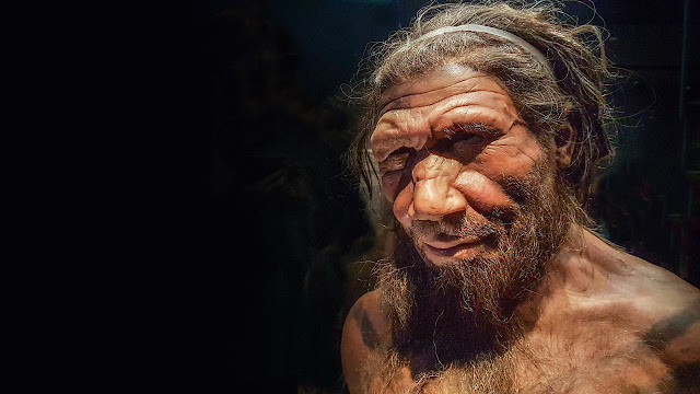 A Neanderthal man